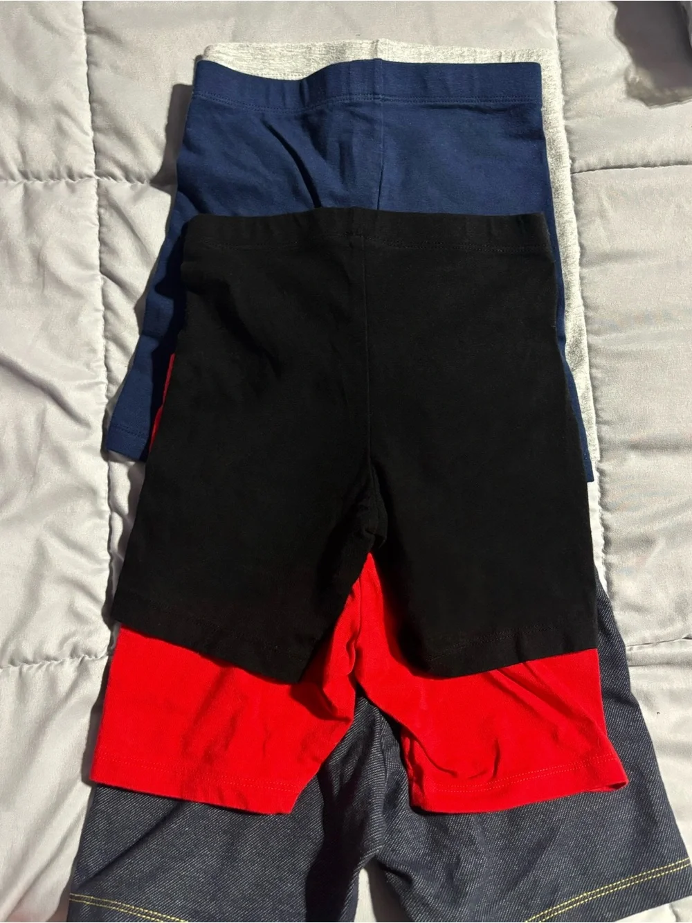 Kids Girls Size 6 / 6x Pull On Bike Shorts Bundle Lot of 5